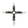 Banoch Black hogtie with clips Zwarte hogtie met haken bondage 1 scaled scaled