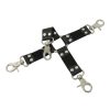 Banoch Black hogtie with clips Zwarte hogtie met haken bondage 5 scaled scaled