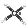 Banoch Black hogtie with clips Zwarte hogtie met haken bondage 6 scaled scaled