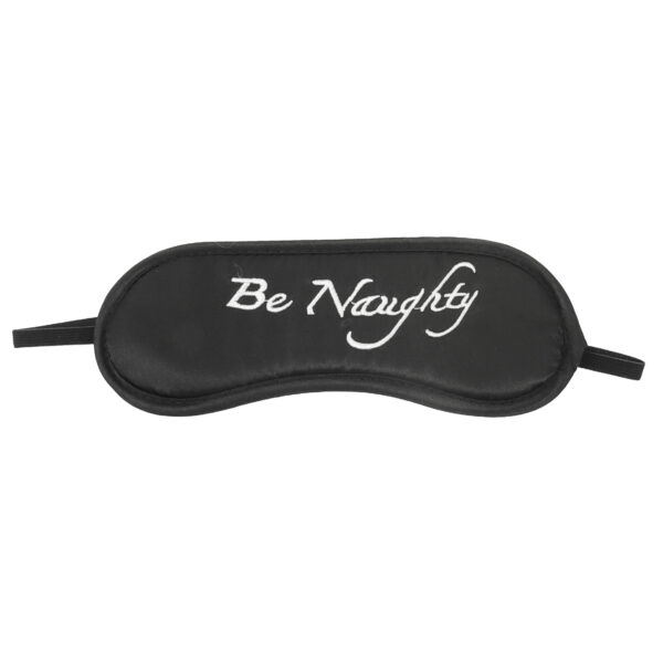 Banoch Bondage Naughty Black zwarte pluche handboeien blinddoek en streel veren 3 scaled scaled