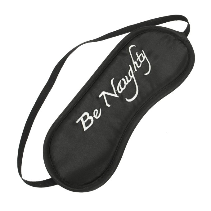 Banoch Bondage Naughty Black zwarte pluche handboeien blinddoek en streel veren 4 scaled scaled