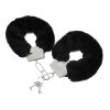 Banoch Bondage Naughty Black zwarte pluche handboeien blinddoek en streel veren 6 scaled scaled