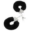 Banoch Bondage Naughty Black zwarte pluche handboeien blinddoek en streel veren 7 scaled scaled