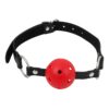Banoch Breathable ball gag open zwart rood verstelbare riem bdsm 3 scaled scaled