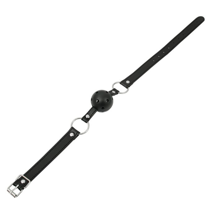 Banoch Breathable ball gag open zwart zwart verstelbare riem bdsm 1 scaled scaled