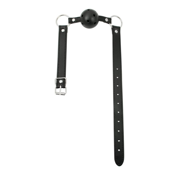Banoch Breathable ball gag open zwart zwart verstelbare riem bdsm 2 scaled scaled