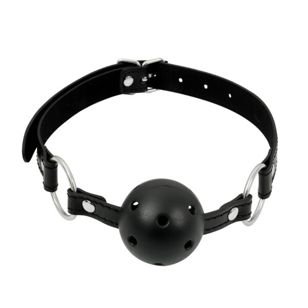 Banoch Breathable ball gag open zwart zwart verstelbare riem bdsm 3 scaled scaled