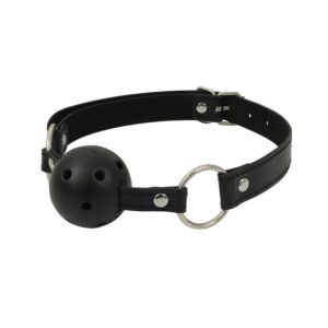 Banoch Breathable ball gag open zwart zwart verstelbare riem bdsm 5 scaled scaled