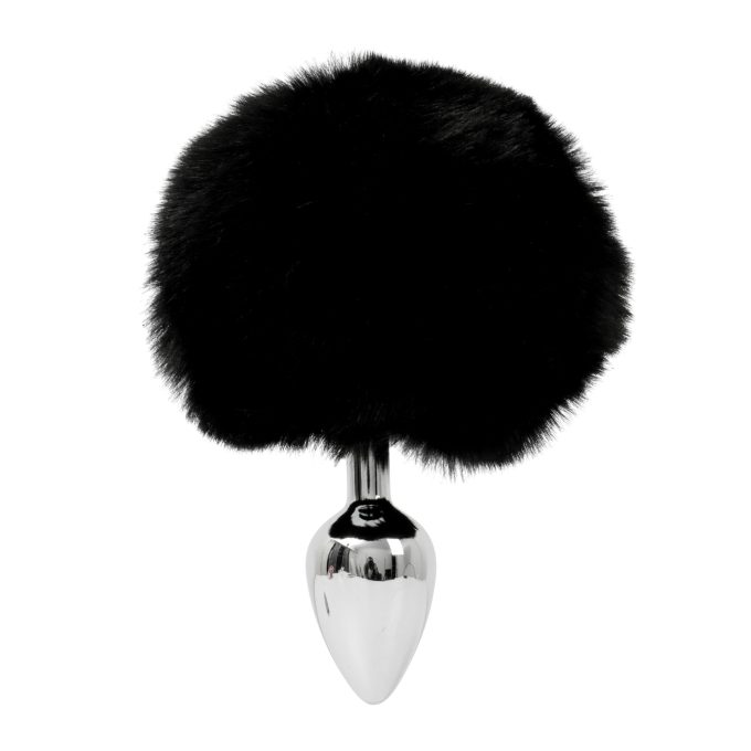 Banoch Buttplug Lepus Black Konijnen staart Metaal Zwart 1 scaled scaled