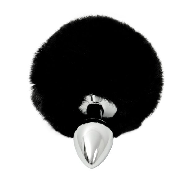 Banoch Buttplug Lepus Black Konijnen staart Metaal Zwart 4 scaled scaled