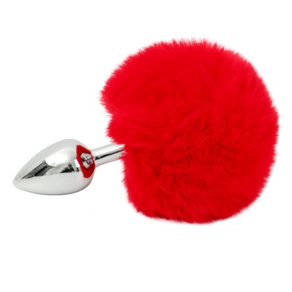 Banoch Buttplug Lepus Red Konijnen staart Metaal Rood 2 scaled scaled