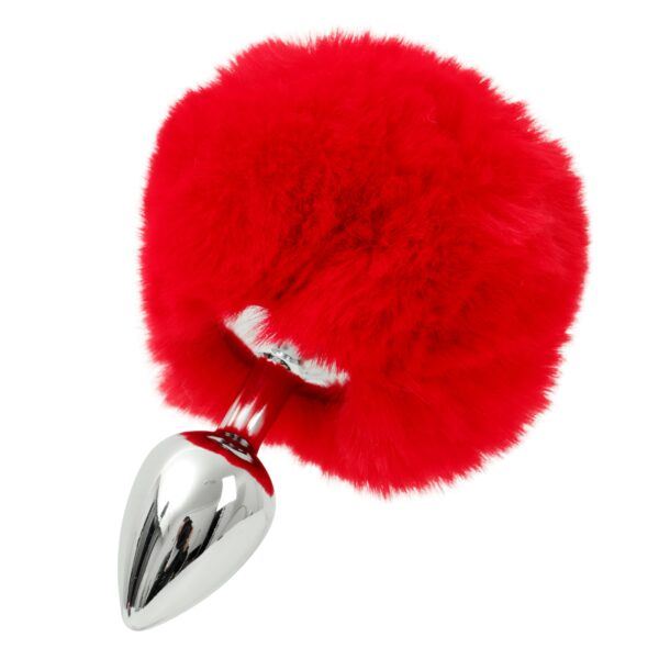 Banoch Buttplug Lepus Red Konijnen staart Metaal Rood 5 scaled scaled