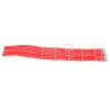 Banoch Collar Leash Flamboyante Red rode pu leren halsband met riem bdsm 3 scaled scaled