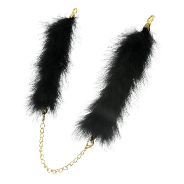 Banoch Feather Cuffs Handboeien goud met veertjes bondage light 2 scaled scaled