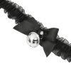 Banoch Lace collar bell halsband kant met zilveren bel choker 3 scaled scaled