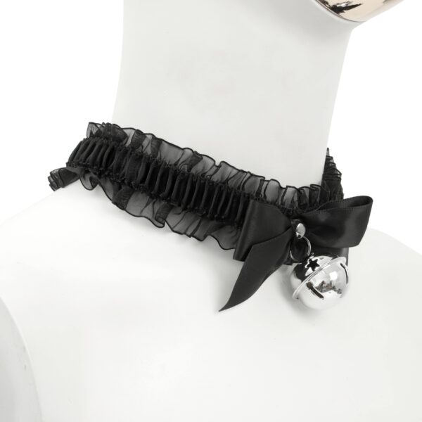 Banoch Lace collar bell halsband kant met zilveren bel choker 6 scaled scaled Banoch Lace collar bell halsband kant met zilveren bel choker 6 scaled scaled