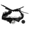 Banoch Lace collar bell halsband kant met zilveren bel choker 8 scaled scaled