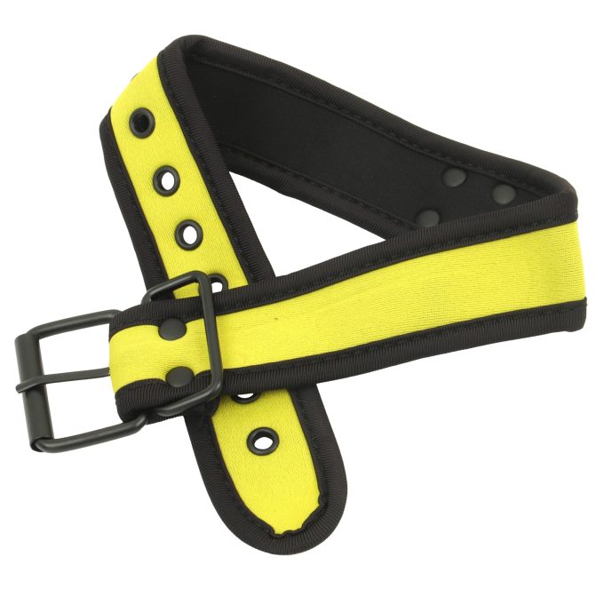 Banoch Lindo Collar Amorillo Neoprene halsband geel neopreen puppy play 1 scaled scaled Banoch Lindo Collar Amorillo Neoprene halsband geel neopreen puppy play 1 scaled scaled