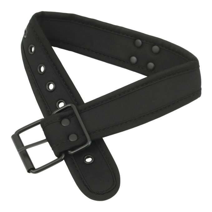 Banoch Lindo Collar Black mesh Neoprene halsband zwart mesh neopreen puppy play 1 scaled scaled