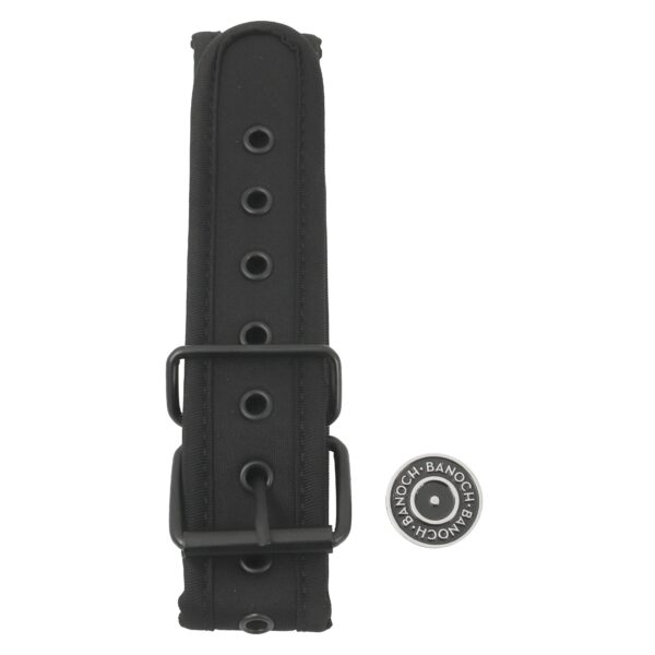 Banoch Lindo Collar Black mesh Neoprene halsband zwart mesh neopreen puppy play 6 scaled scaled