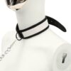 Banoch Lindo Collar Blanco Neoprene halsband wit neopreen puppy play 5 scaled scaled