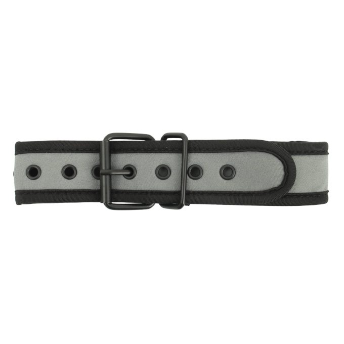 Banoch Lindo Collar Gris Neoprene halsband grijs neopreen puppy play 2 scaled scaled