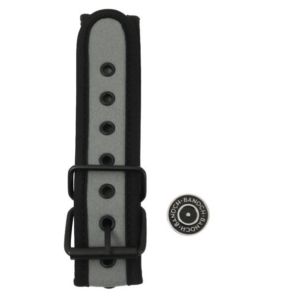 Banoch Lindo Collar Gris Neoprene halsband grijs neopreen puppy play 6 scaled scaled