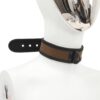 Banoch Lindo Collar Marron Neoprene halsband bruin neopreen puppy play 3 scaled scaled