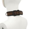 Banoch Lindo Collar Marron Neoprene halsband bruin neopreen puppy play 4 scaled scaled