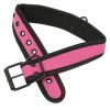 Banoch Lindo Collar Rosa Neoprene halsband roze neopreen puppy play 2 scaled scaled