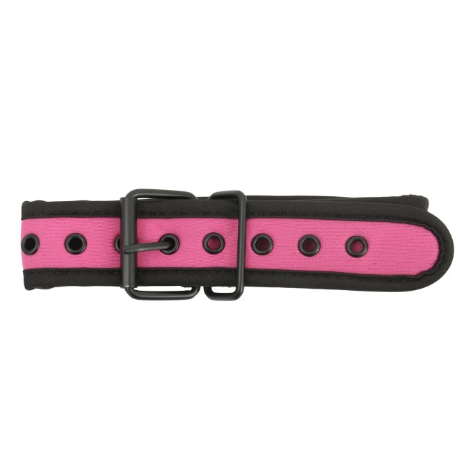 Banoch Lindo Collar Rosa Neoprene halsband roze neopreen puppy play 3 scaled scaled