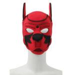 Banoch Lindo Perrito Neoprene honden masker puppy vlam rood 1 scaled scaled