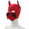 Banoch Lindo Perrito Neoprene honden masker puppy vlam rood 2 scaled scaled