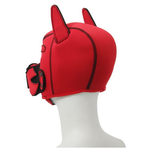 Banoch Lindo Perrito Neoprene honden masker puppy vlam rood 4 scaled scaled