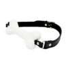 Banoch Mouthgag bone siliconen gag bot honden bot wit puppy play 4 scaled scaled
