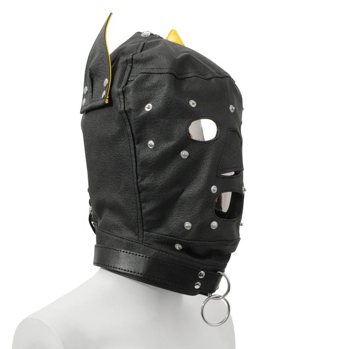 Banoch Perra marron honden masker bruin puppy play 2 scaled scaled