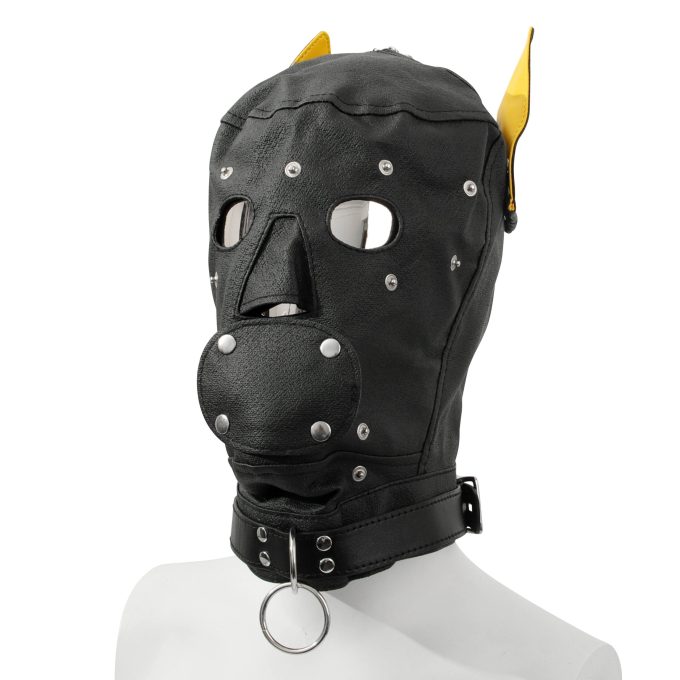 Banoch Perra marron honden masker bruin puppy play 6 scaled scaled