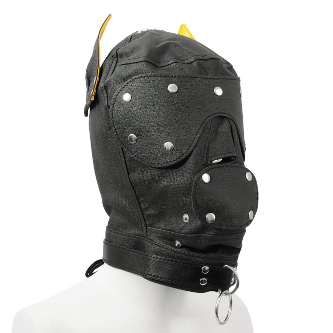 Banoch Perra marron honden masker bruin puppy play 8 scaled scaled