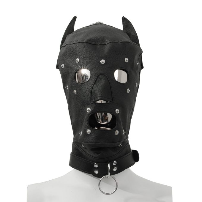 Banoch Perra negro honden masker zwart puppy play 1 scaled scaled