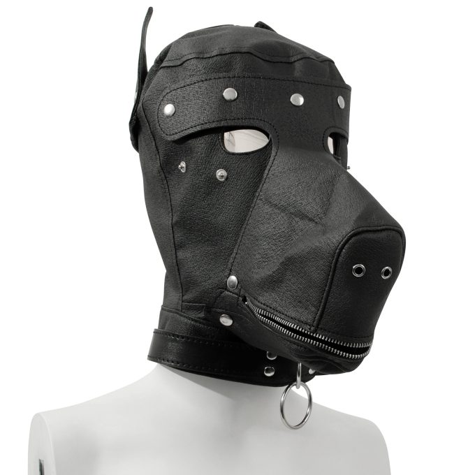 Banoch Perra negro honden masker zwart puppy play 12 scaled scaled