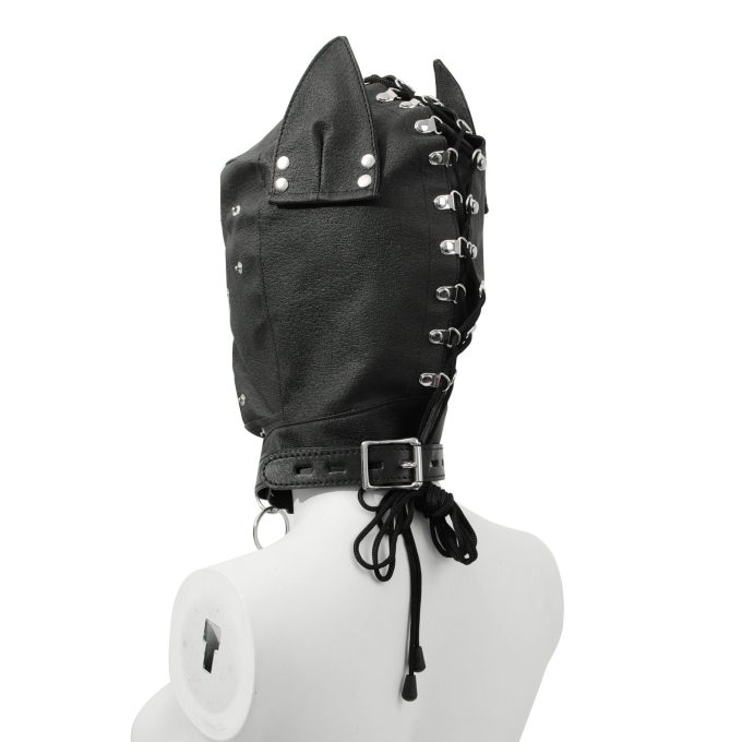 Banoch Perra negro honden masker zwart puppy play 5 scaled scaled