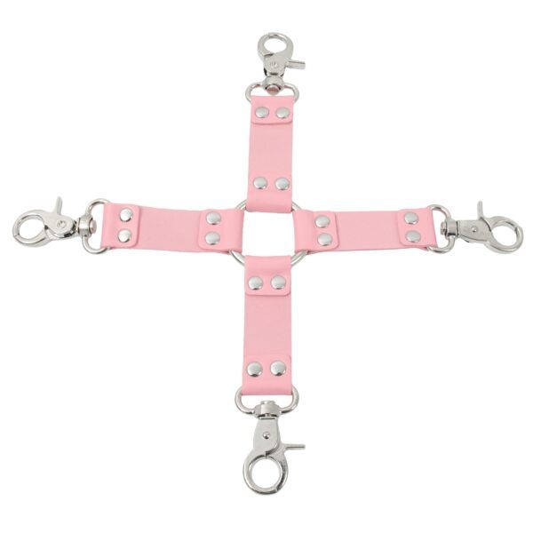 Banoch Pink hogtie with clips Roze hogtie met haken bondage 3 scaled scaled Banoch Pink hogtie with clips Roze hogtie met haken bondage 3 scaled scaled