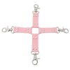 Banoch Pink hogtie with clips Roze hogtie met haken bondage 3 scaled scaled