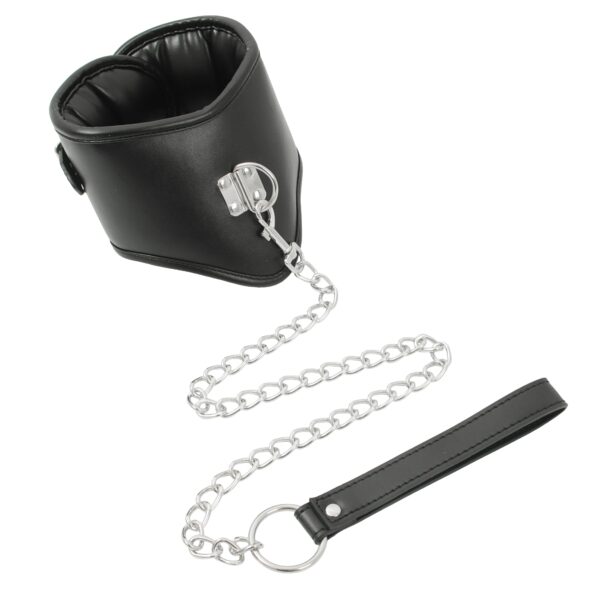 Banoch Posture collar classic zwarte posture collar met riem bdsm 6 scaled scaled