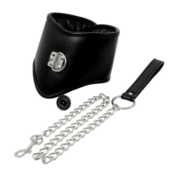 Banoch Posture collar classic zwarte posture collar met riem bdsm 7 scaled scaled
