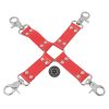 Banoch Red hogtie with clips Rode hogtie met haken bondage 6 scaled scaled