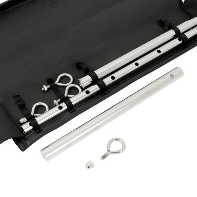 Banoch Spreidstang verstelbaar hoes 50 cm 80 cm zilver spreader bar bondage 13 scaled scaled