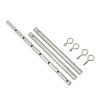 Banoch Spreidstang verstelbaar hoes 50 cm 80 cm zilver spreader bar bondage 6 scaled scaled