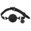 Banoch ball gag siliconen large zwart O 5 cm 11 scaled scaled