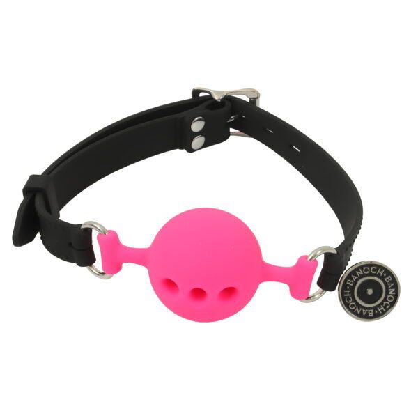 Banoch ballgag siliconen medium roze O 45 cm bdsm 9 scaled scaled